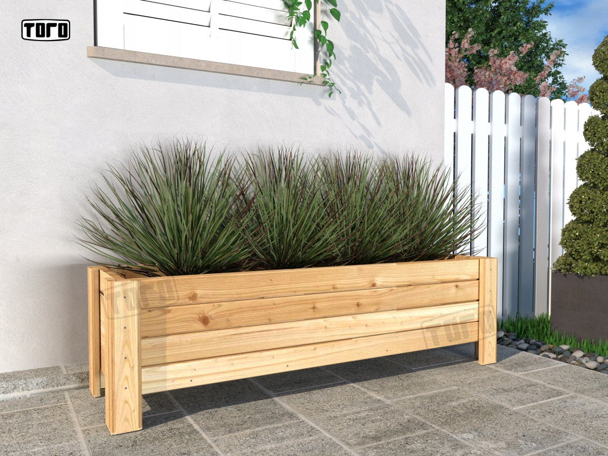 Wooden flower pots 90 cm IN FULL + FREEBIE Manufacturer code D-090
