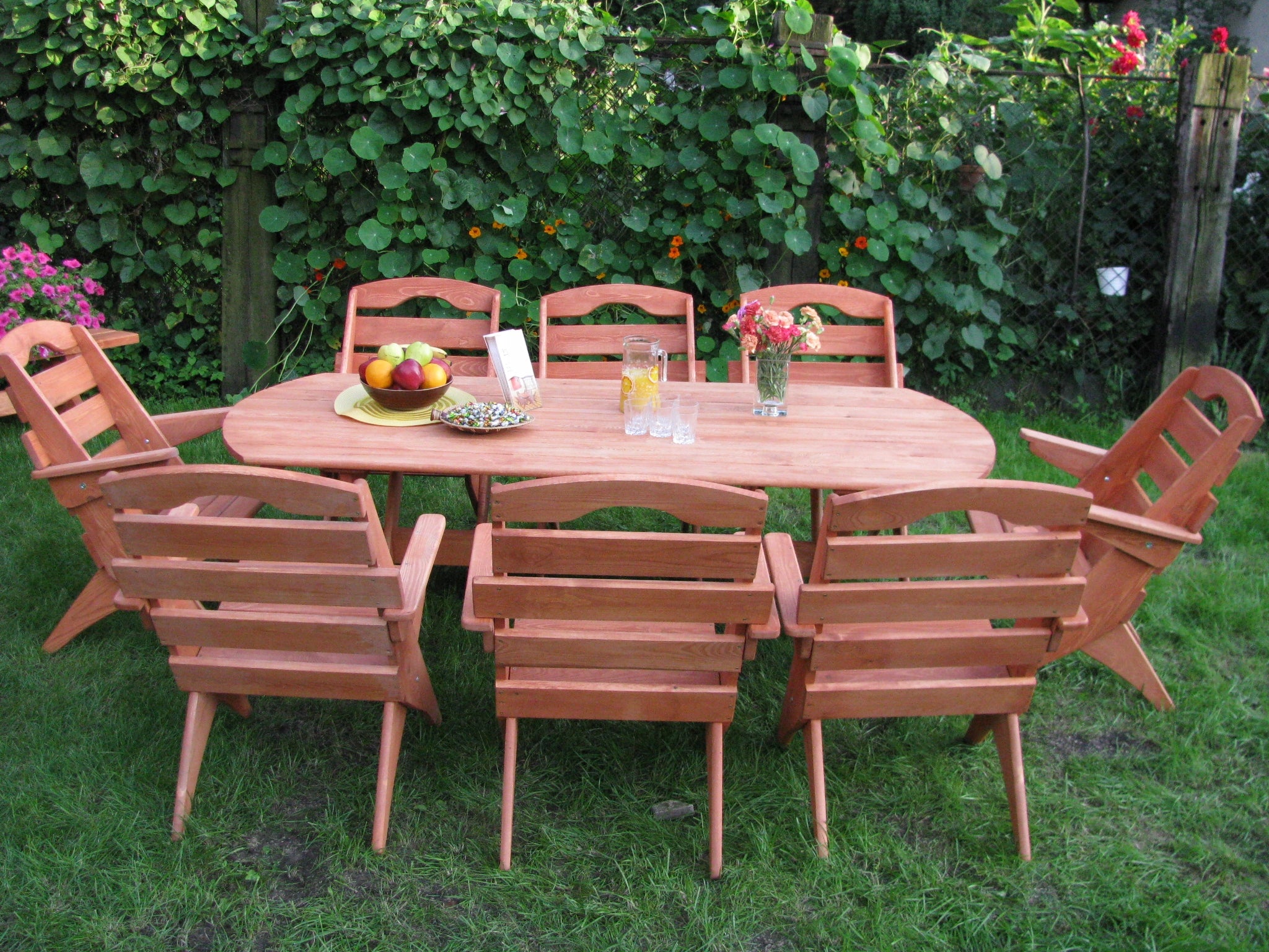 Wooden garden furniture, folding patio furniture, garden furniture set EAN (GTIN) 5905563495476