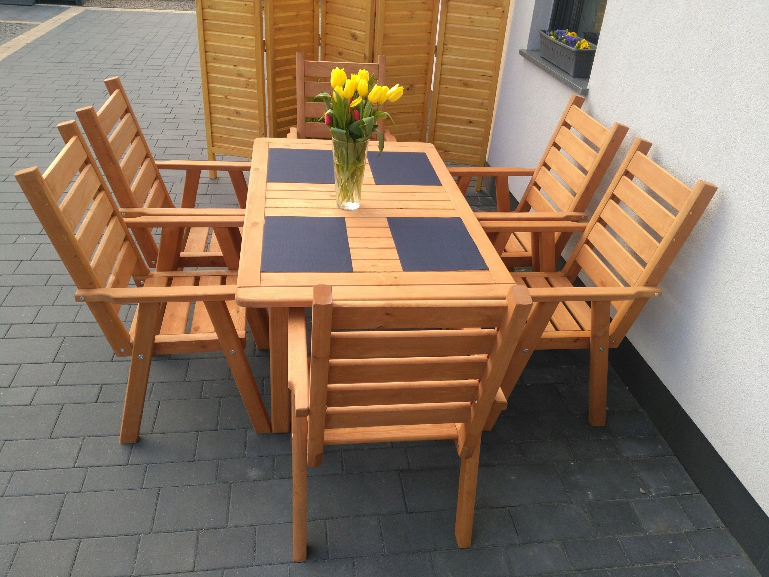 Wooden garden furniture, patio furniture set, garden furniture set Color other