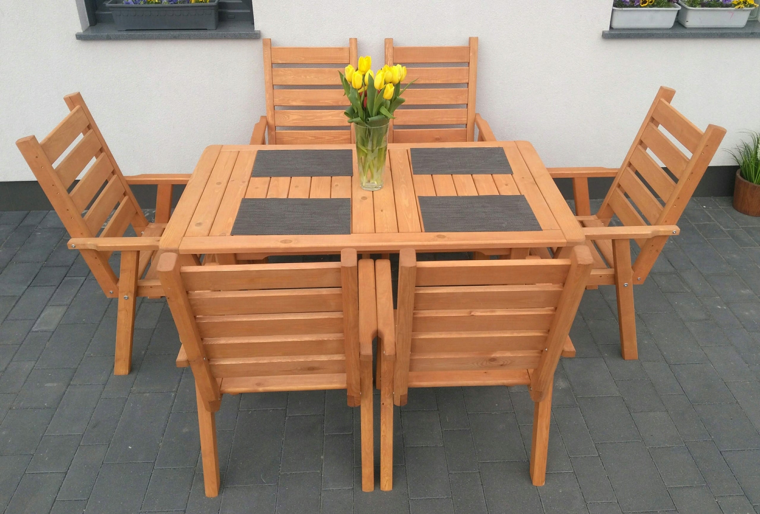 Wooden garden furniture, patio furniture set, garden furniture set EAN (GTIN) 5905563495216