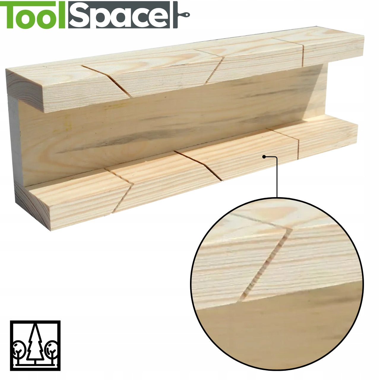 Wooden punch box GOLD TOOLS Packaging status original