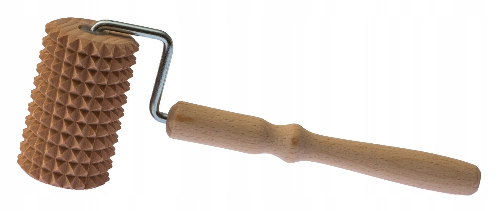Wooden receptor massager with handle massage Polish Manufacturer code Masażer receptor drewniany