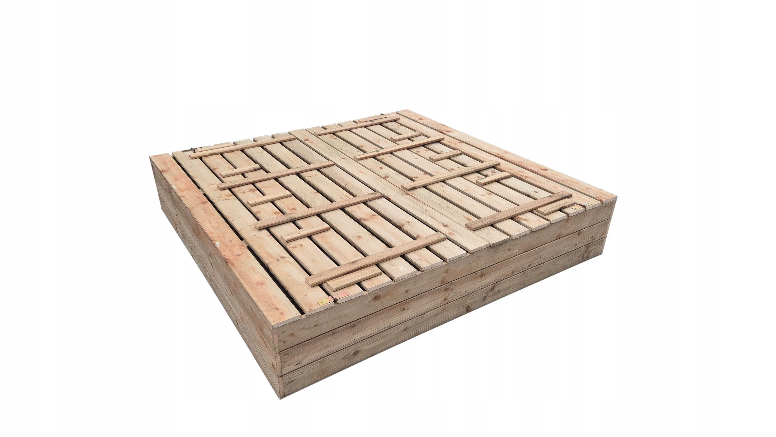 Wooden sandbox 153 x 150 cm impregnated wood Kind wooden