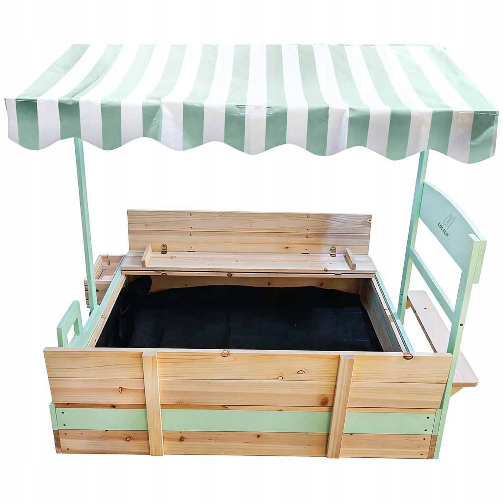 Wooden sandbox LULILO Vendo rotating canopy 360° closed benches 120c Manufacturer code 5903039771567