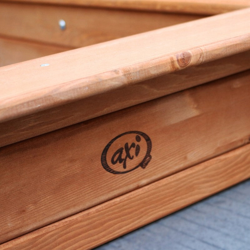 Wooden sandbox with adjustable visor Lily Sandpit AXI Length 118 cm