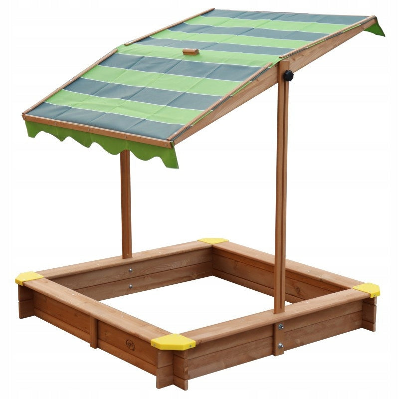 Wooden sandbox with adjustable visor Lily Sandpit AXI