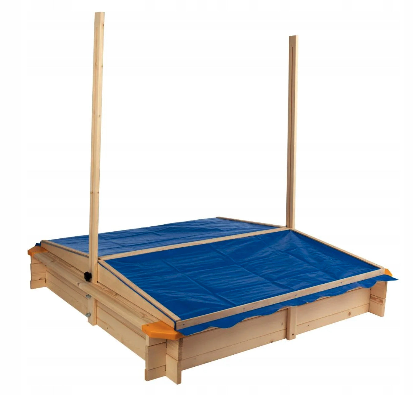 Wooden sandbox with roof Kid's age 4+ years