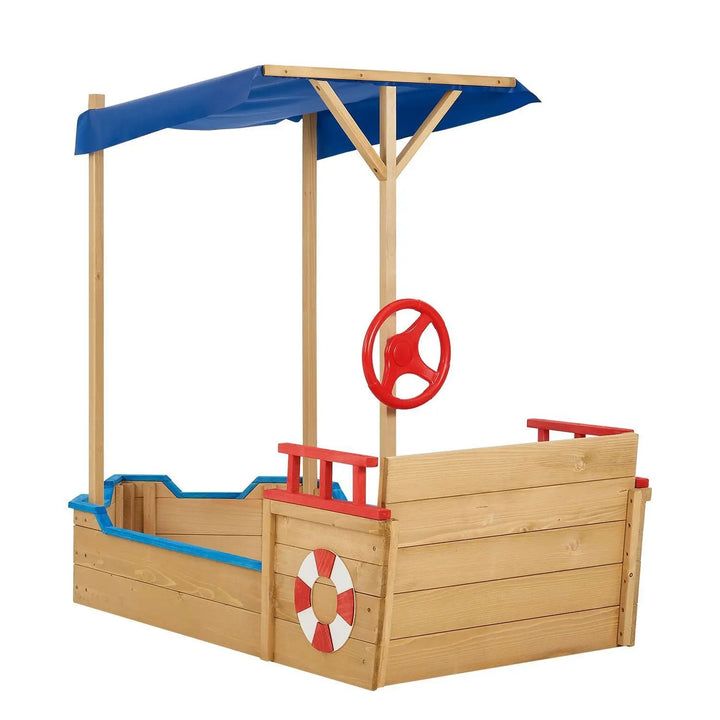 Wooden sandpit Pirate ship, 160 x 70 x 120 cm EAN (GTIN) 4260565523543