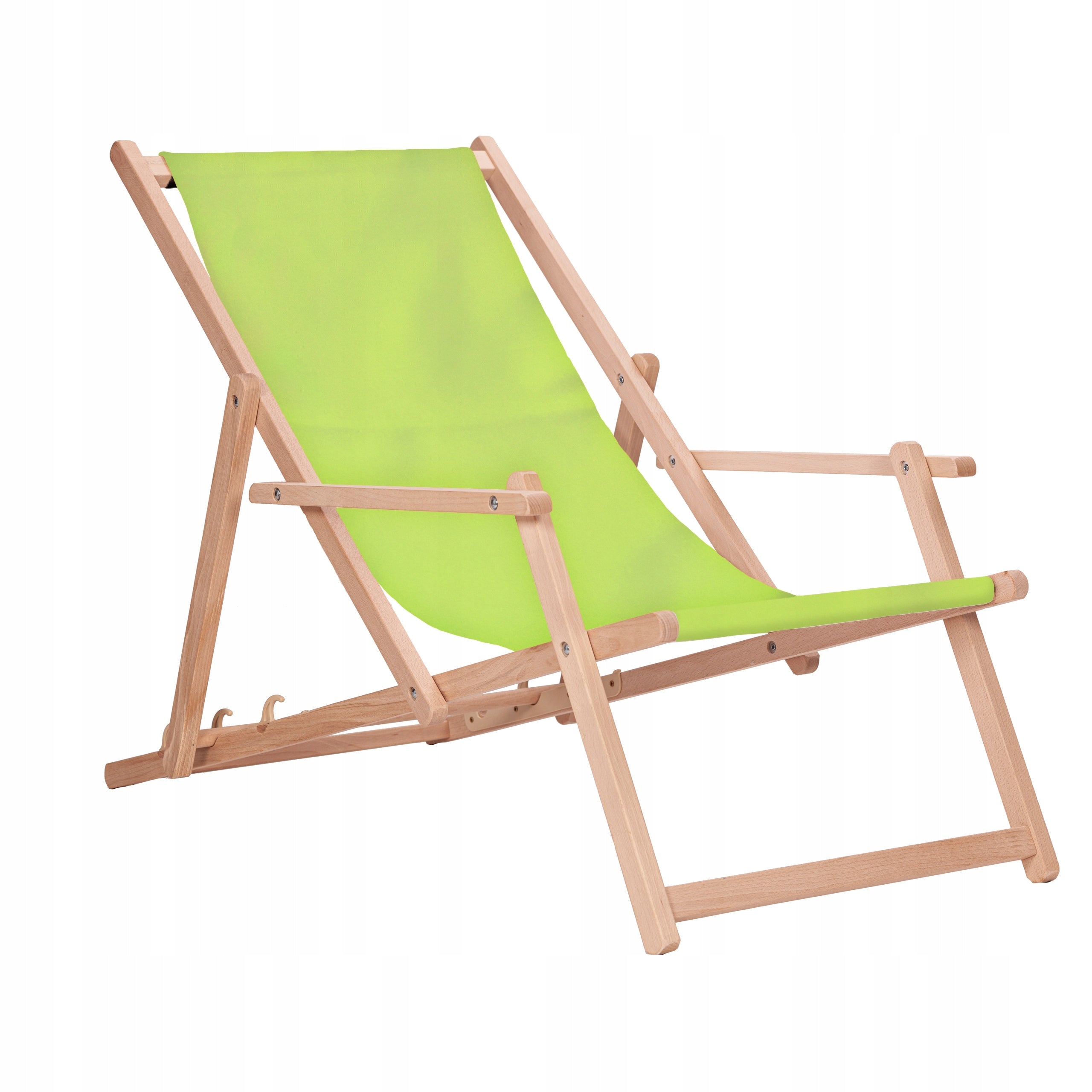 Wooden sun lounger with armrests Brown garden San-Drew TP22 Manufacturer code TP22
