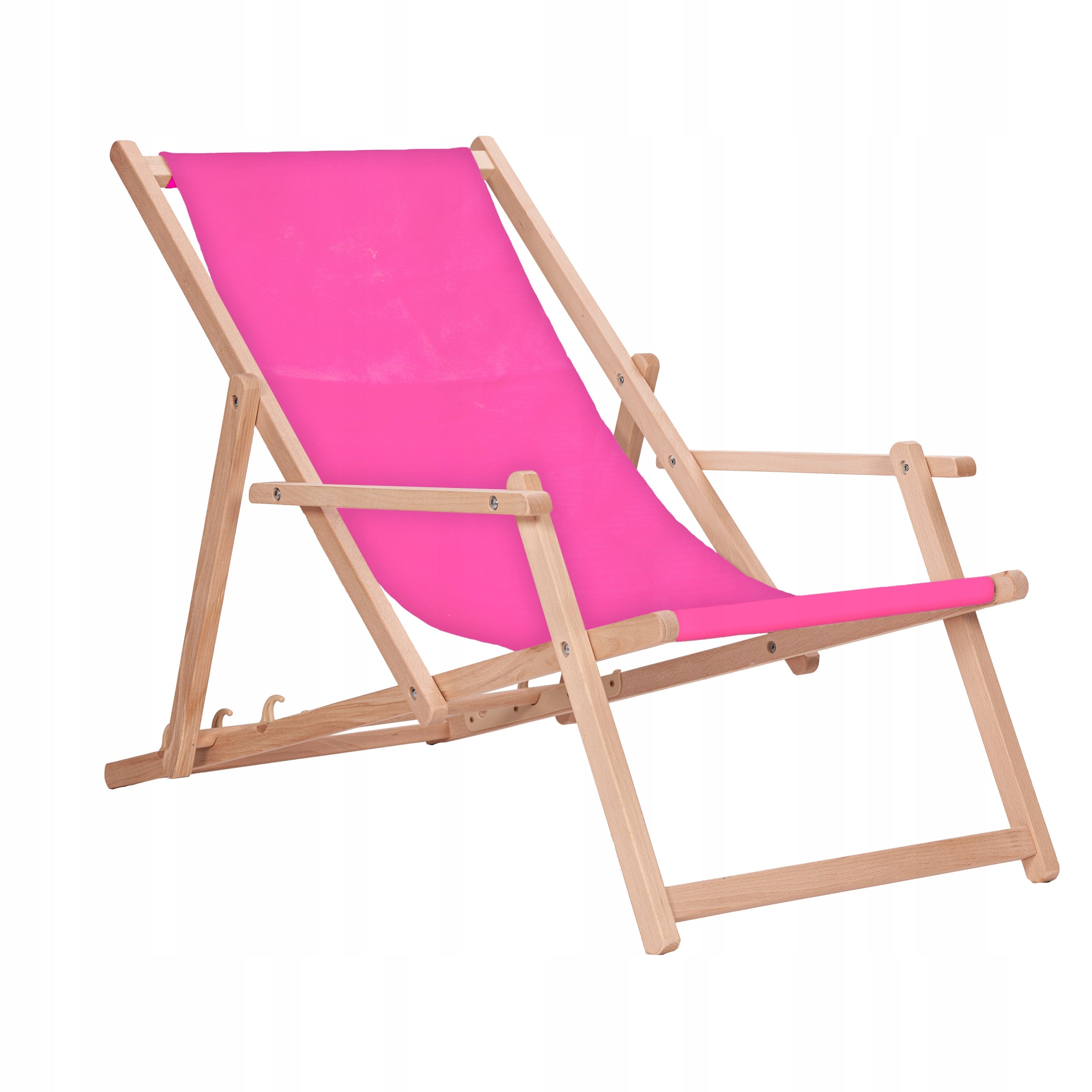 Wooden sun lounger with garden armrests San-Drew TP24 Manufacturer code TP24