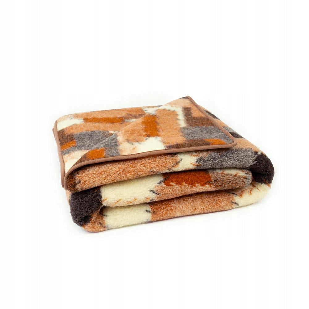 Wool blanket Seren beige 4759 95x135 KAMPOL