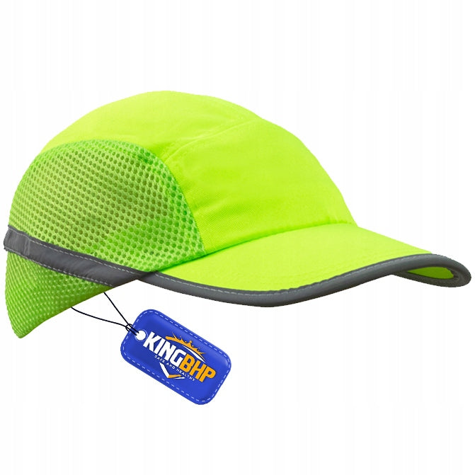 Work Baseball Cap Fluorescent Reflective YELLOW HV BHP Lightweight