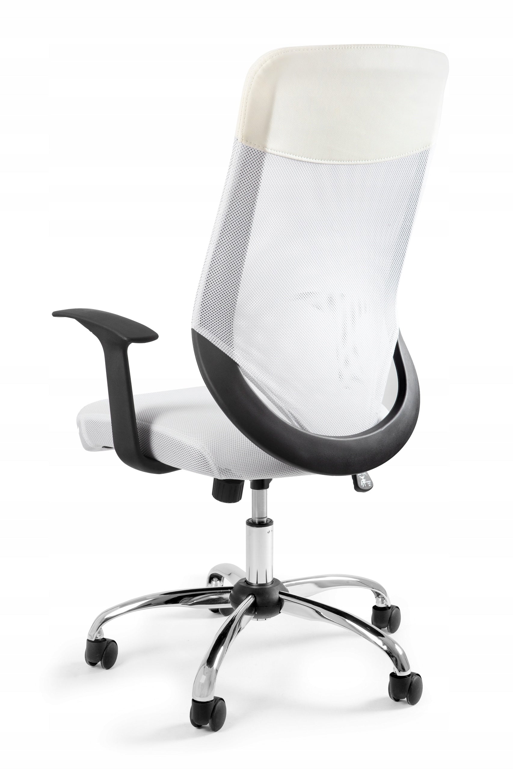 Work Chair MOBI PLUS White Swivel Office Mesh Fabric Armchair Brand Unique