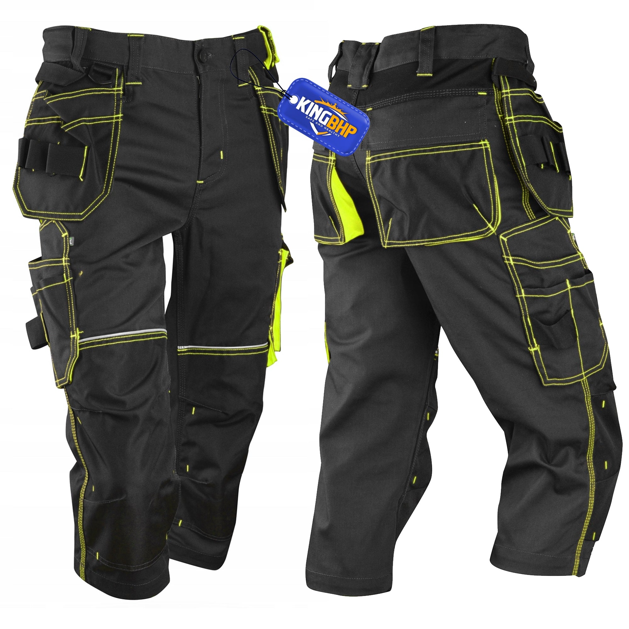 Work Pants ASSEMBLY Shorts 3/4 KNOXFIELD Reflector Shorts