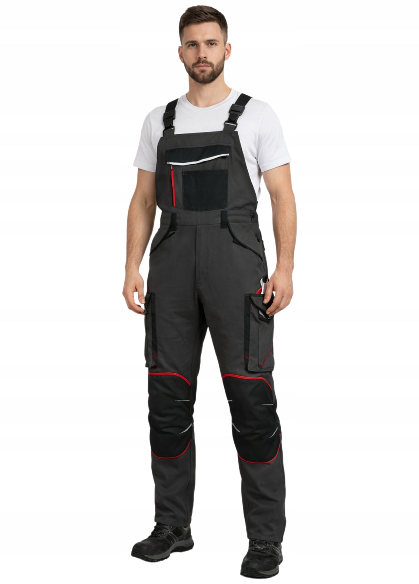 Work Pants Gardeners Men's Protective Elastic Stretch Strong Manufacturer code Spodnie robocze męskie ogrodniczki robocze 44