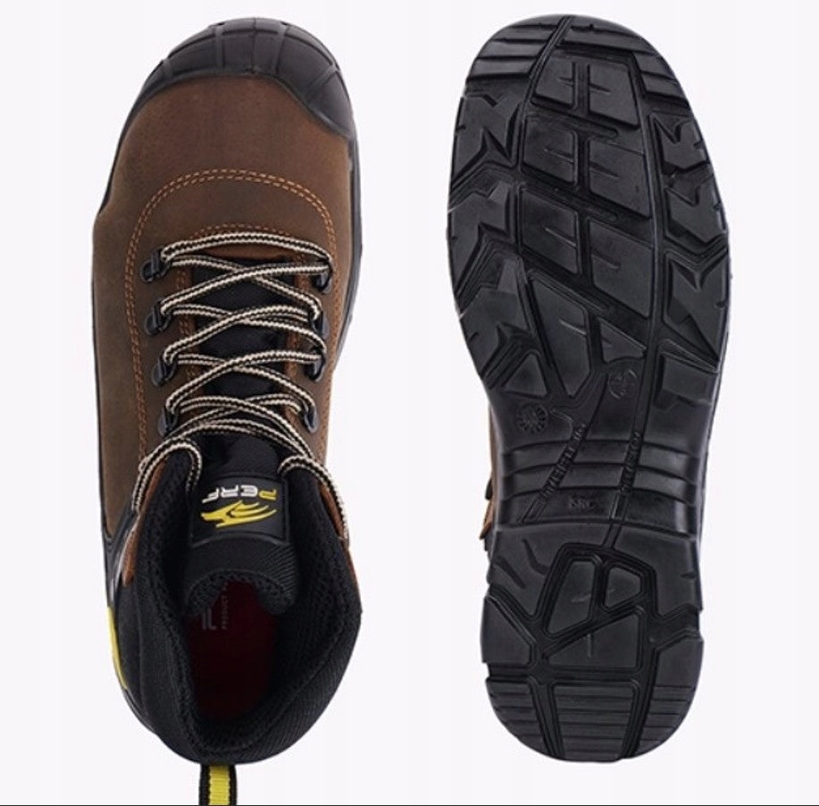 Work Shoes BHP S3 SRC PERF Brown High Leather Face Steel Toe R. 43 Manufacturer code PB1C