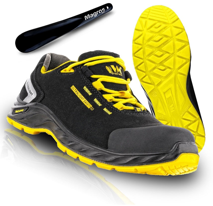 Work Shoes Lightweight Protective Shoes VM California S3 ESD 43 Freebie Spoon