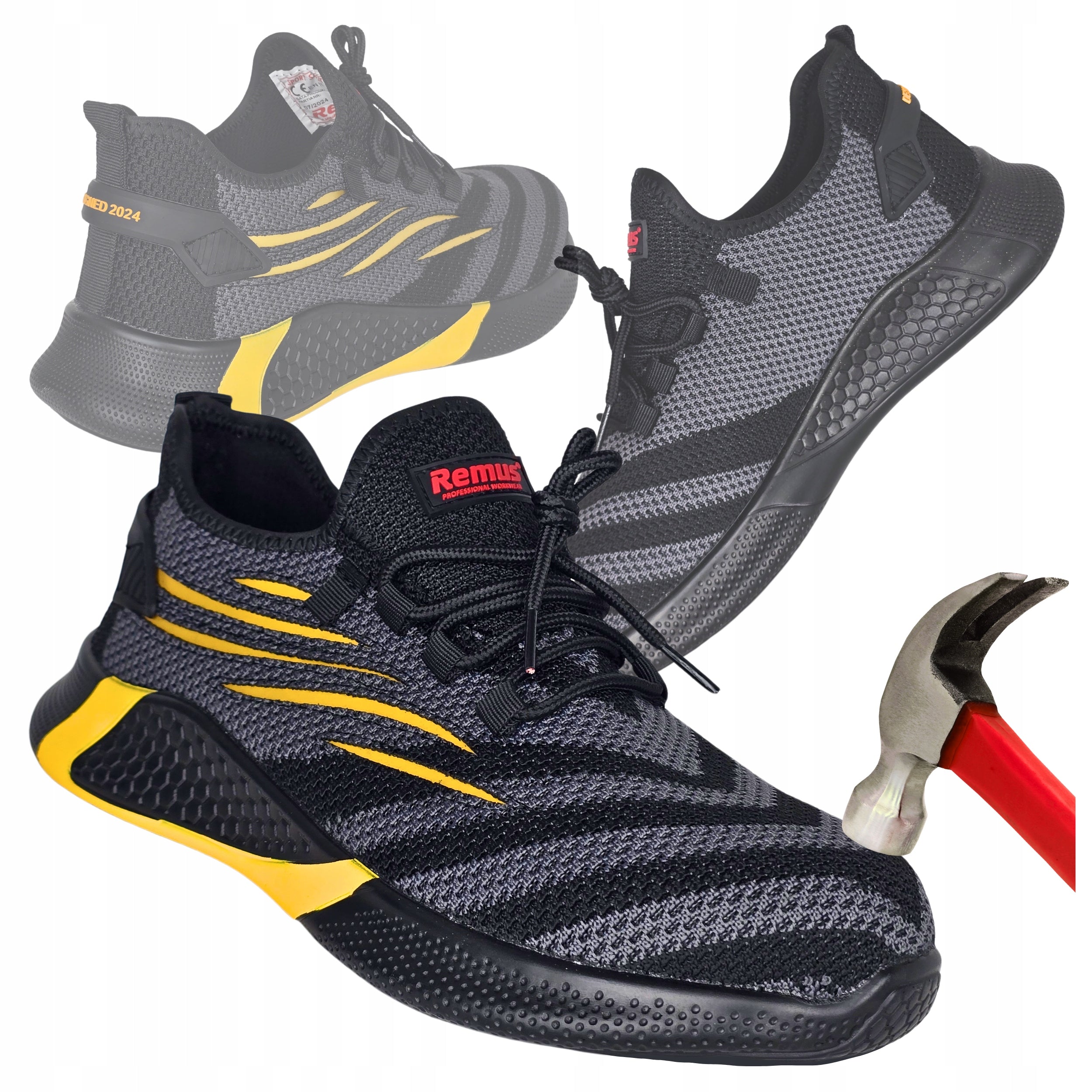 Work Shoes S1 Safety Sports Shoes Breathable with Toe Lightweight 41