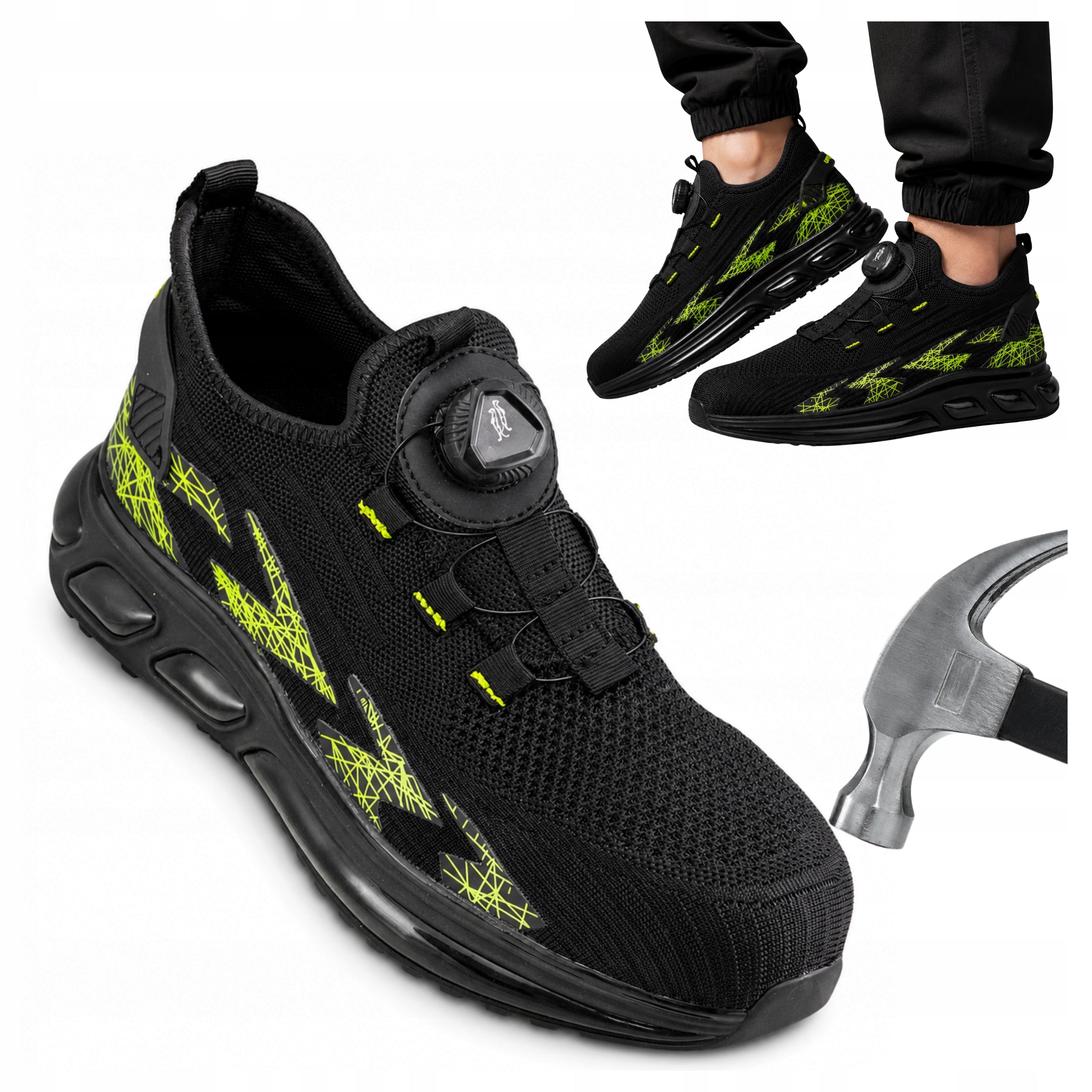 Work Shoes S1 Summer Mesh Shoes Breathable with Toe Composite BOA