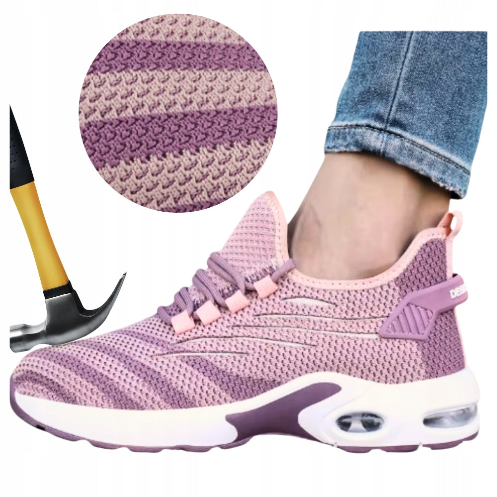 Work Shoes Women's Mesh Shoes Breathable Very Lightweight With Toe