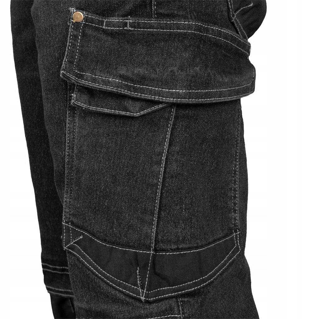 Work pants JEANS STRETCH Elastic pants REINFORCED DENIM denim Brand KING BHP