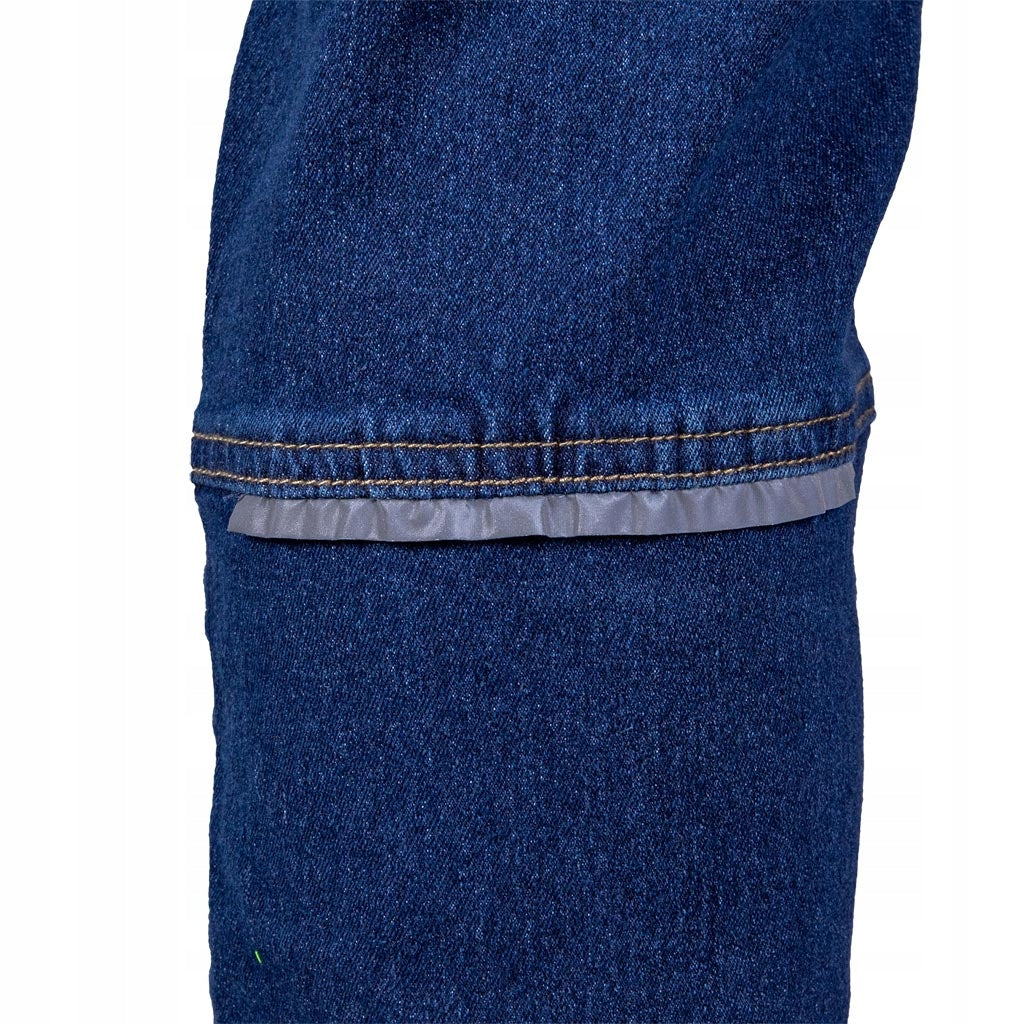 Work pants JEANS STRETCH Elastic pants REINFORCED DENIM denim Manufacturer code JEANS KING BHP