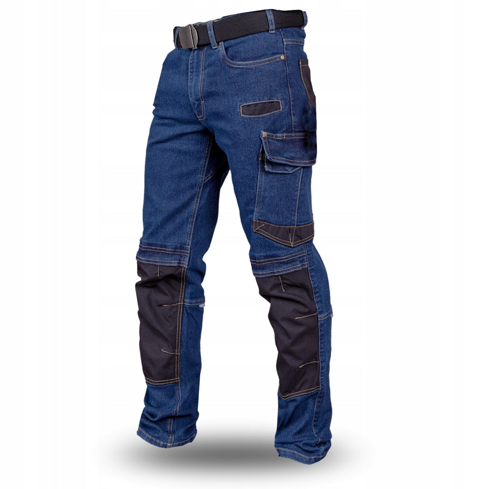 Work pants JEANS STRETCH Elastic pants REINFORCED DENIM denim