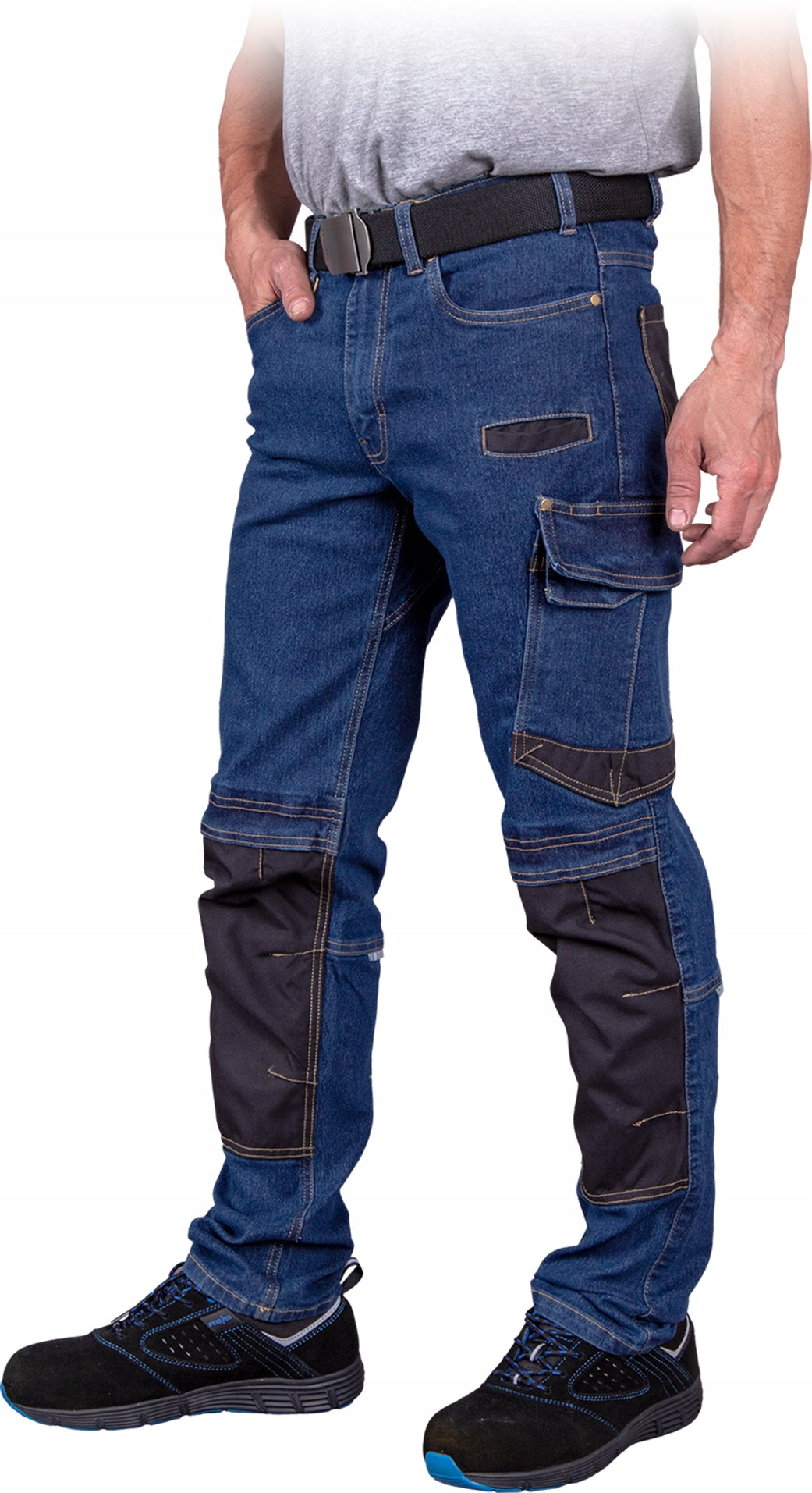 Work pants long denim NAVY BLUE Reis JEANS 303-T r. 56