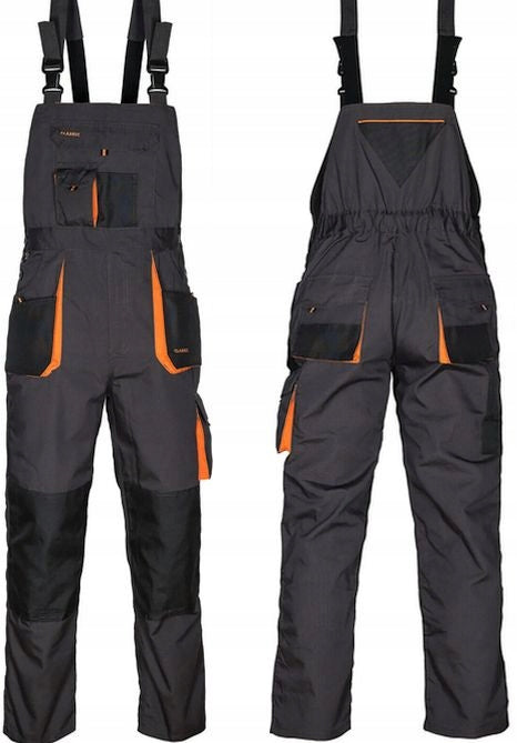 Work pants overalls Classic Orange r. 52