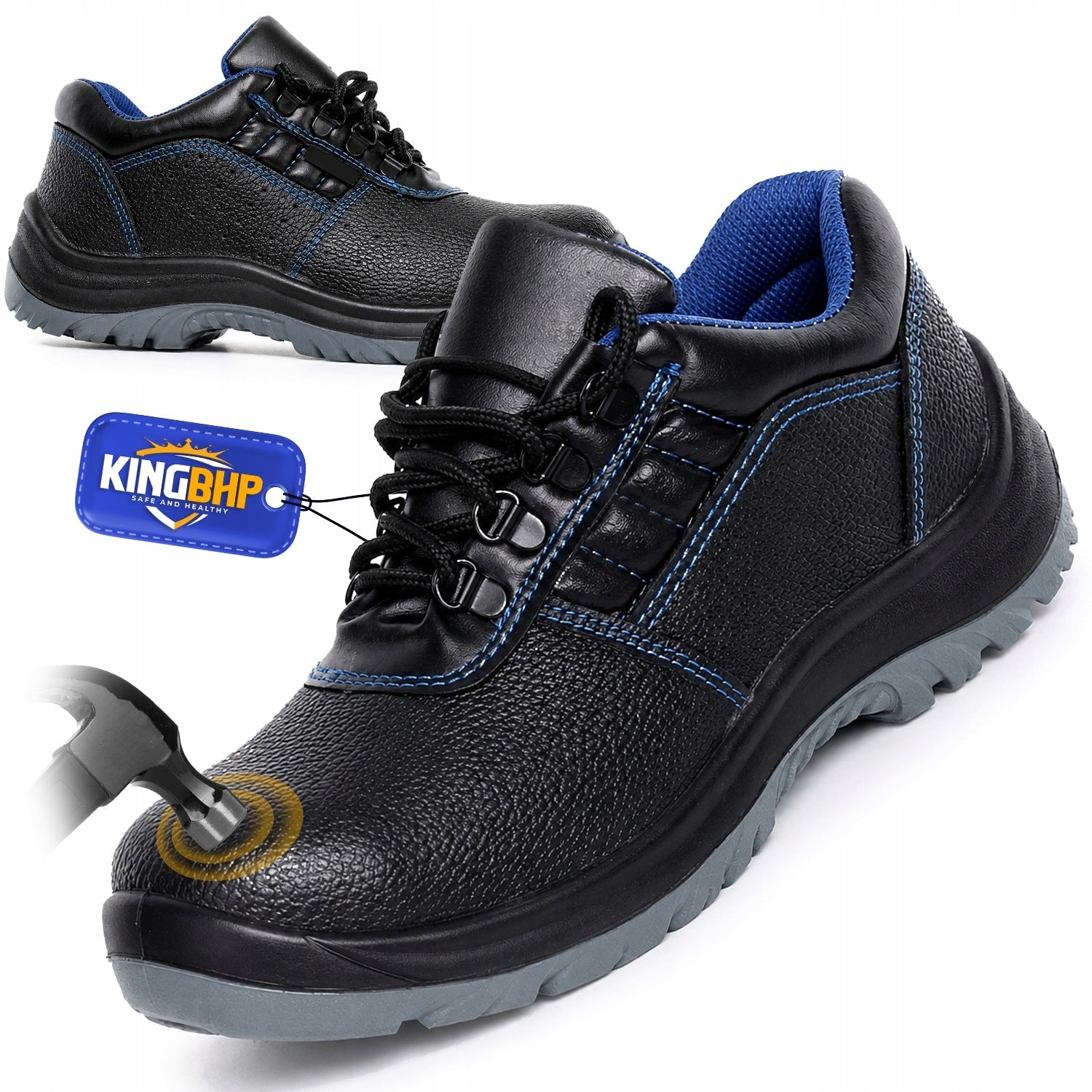 Work shoes SAFETY SHOES KAISER S1 LEATHER BUFFALO Steel OUTSOLE