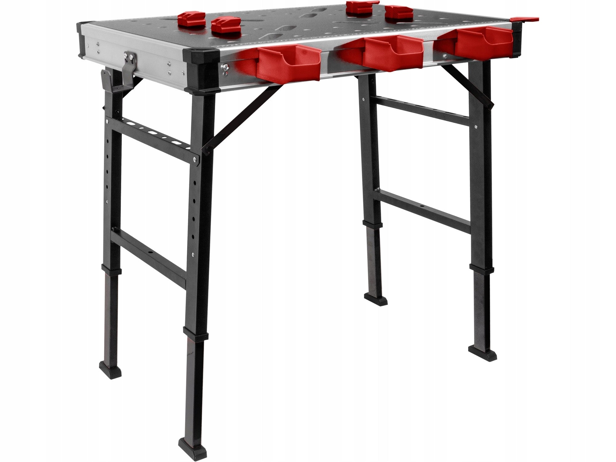 Workbench folding carpentry with height adjustment stable Packaging status original