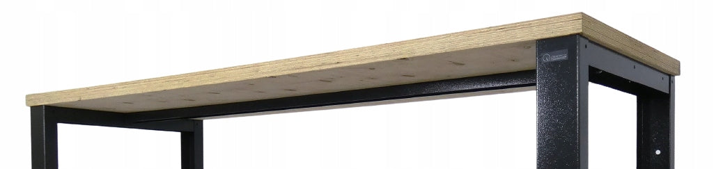 Workbench, large 200 cm, plywood 4 cm load max 800 kg Product height 90 cm