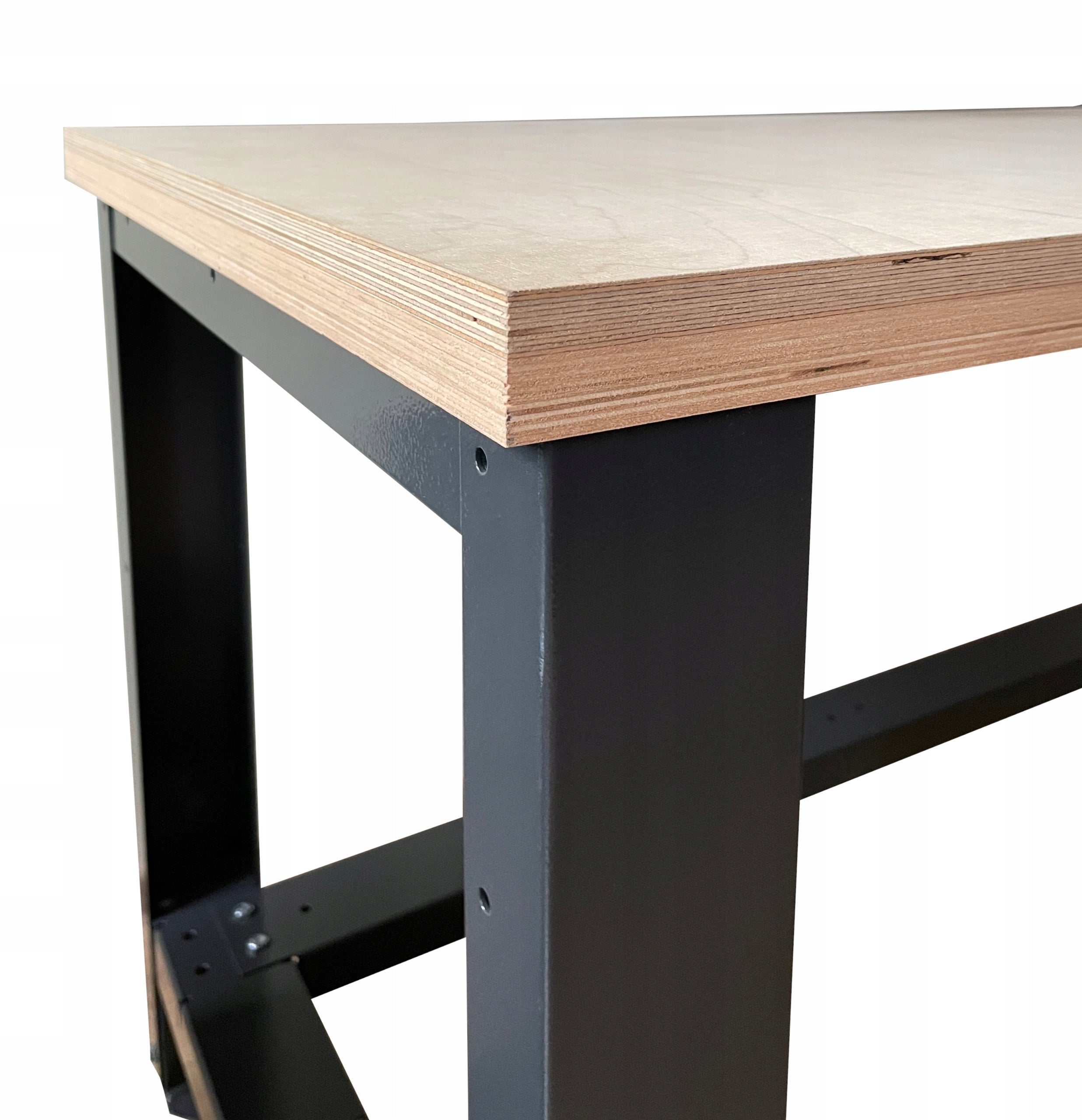 Workbench, large 200 cm, plywood 4 cm load max 800 kg Product width 200 cm
