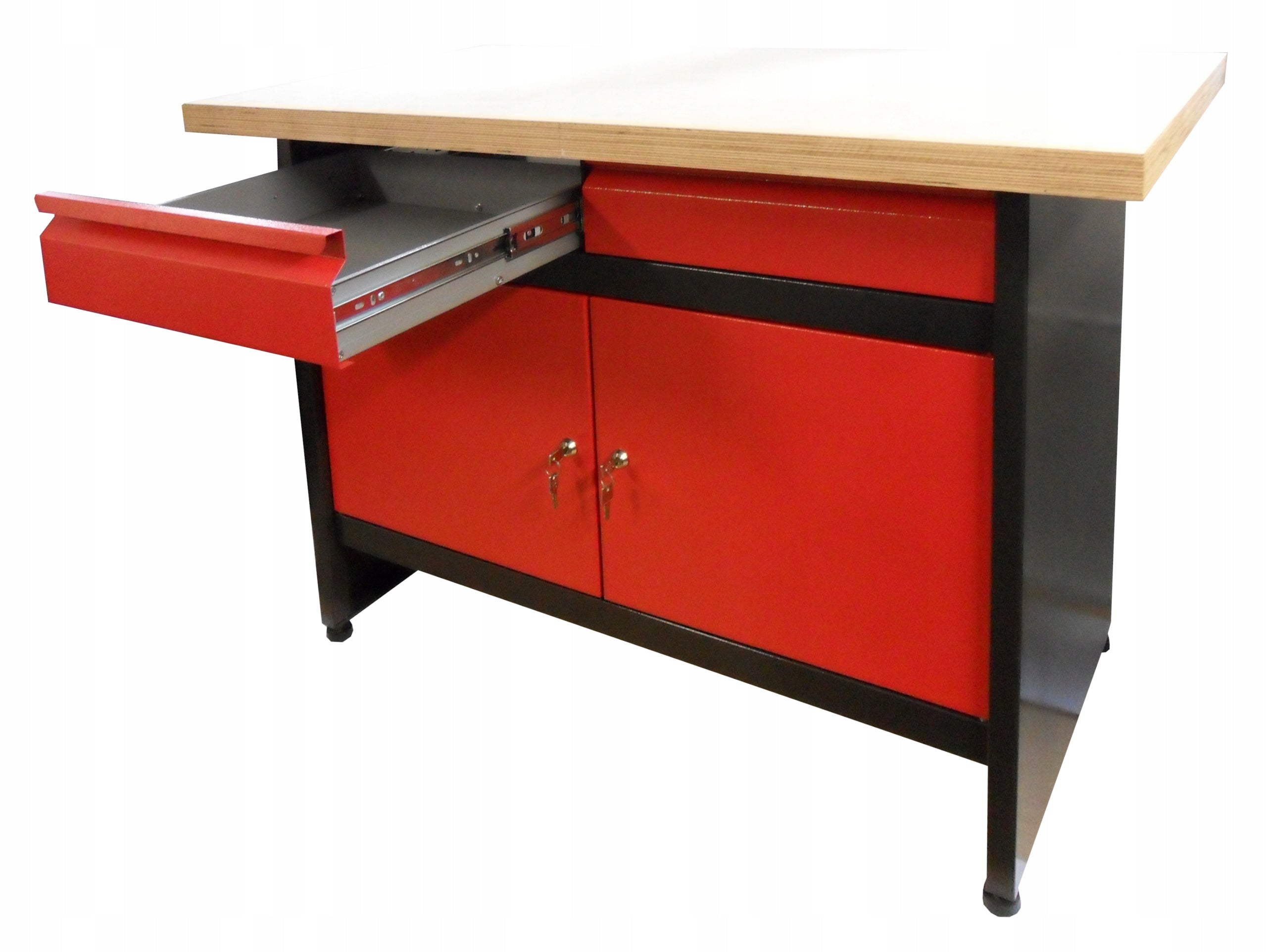 Workbench, tool cabinet, 120 cm, top 3 cm, Polish PRODUCT