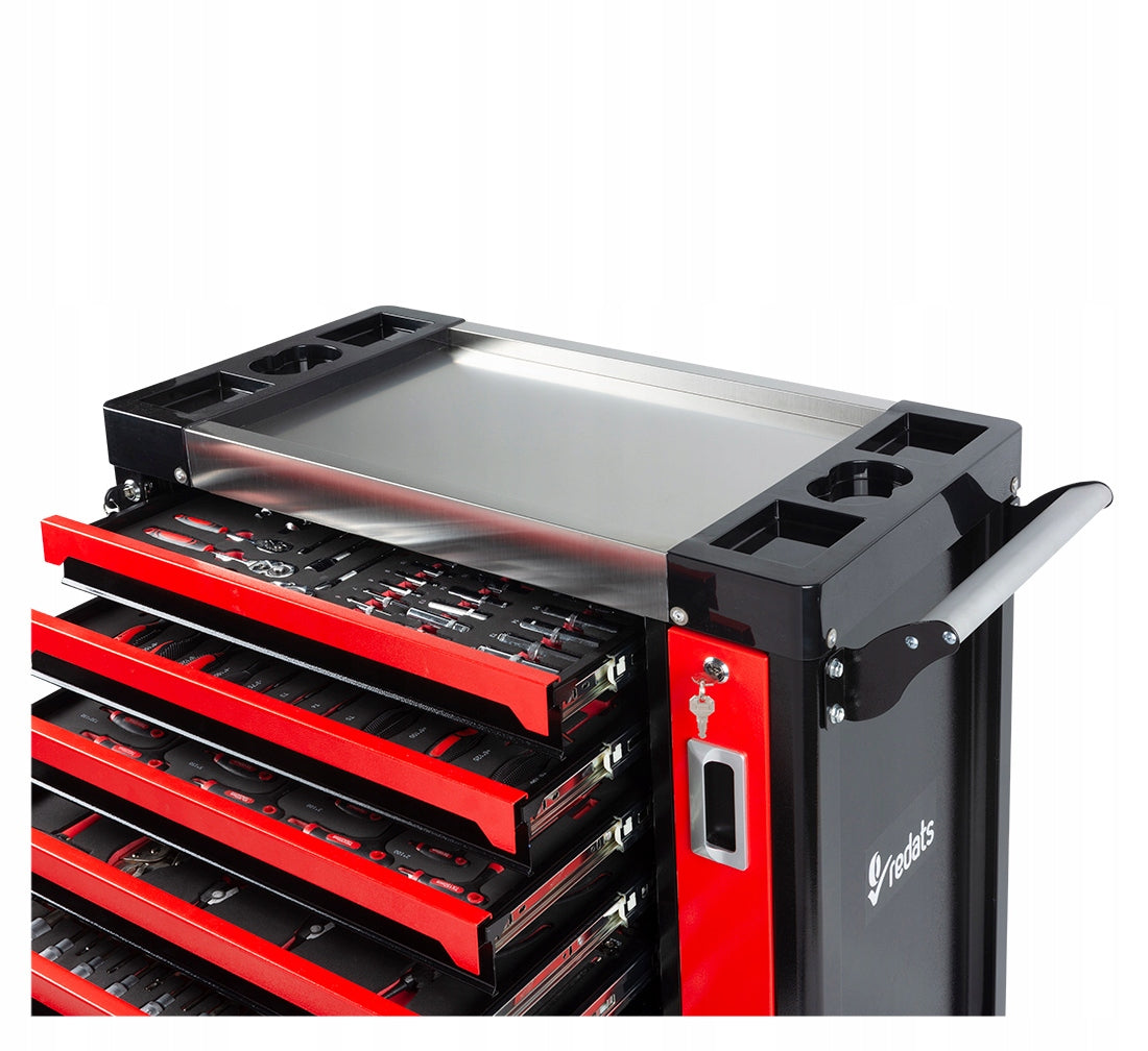 Workshop Cabinet Service Tool Trolley 7+2 258 elements Redats Product depth 46.5 cm