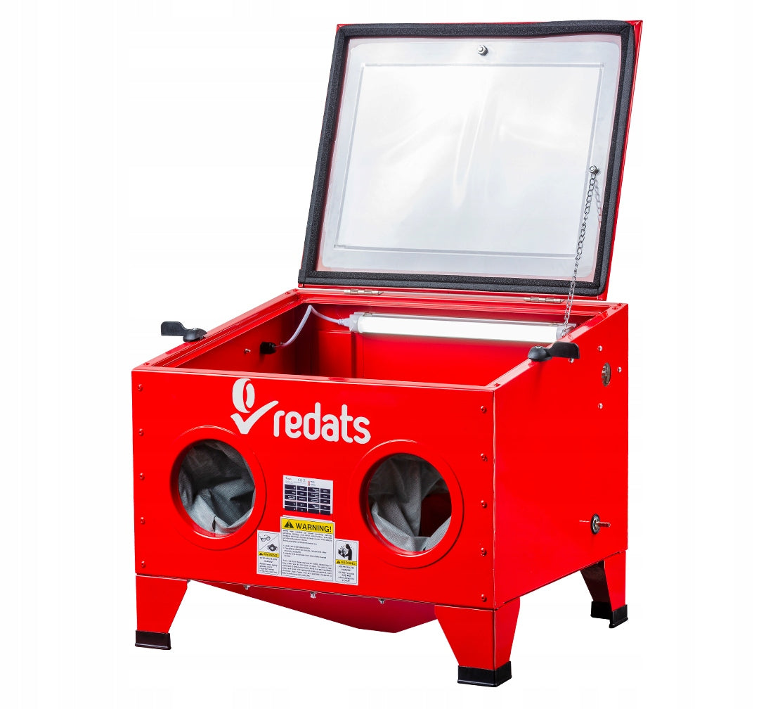 Workshop Chamber Cabin Sandblaster 90L 4 Nozzles REDATS SB-90 Manufacturer code 19-01-10