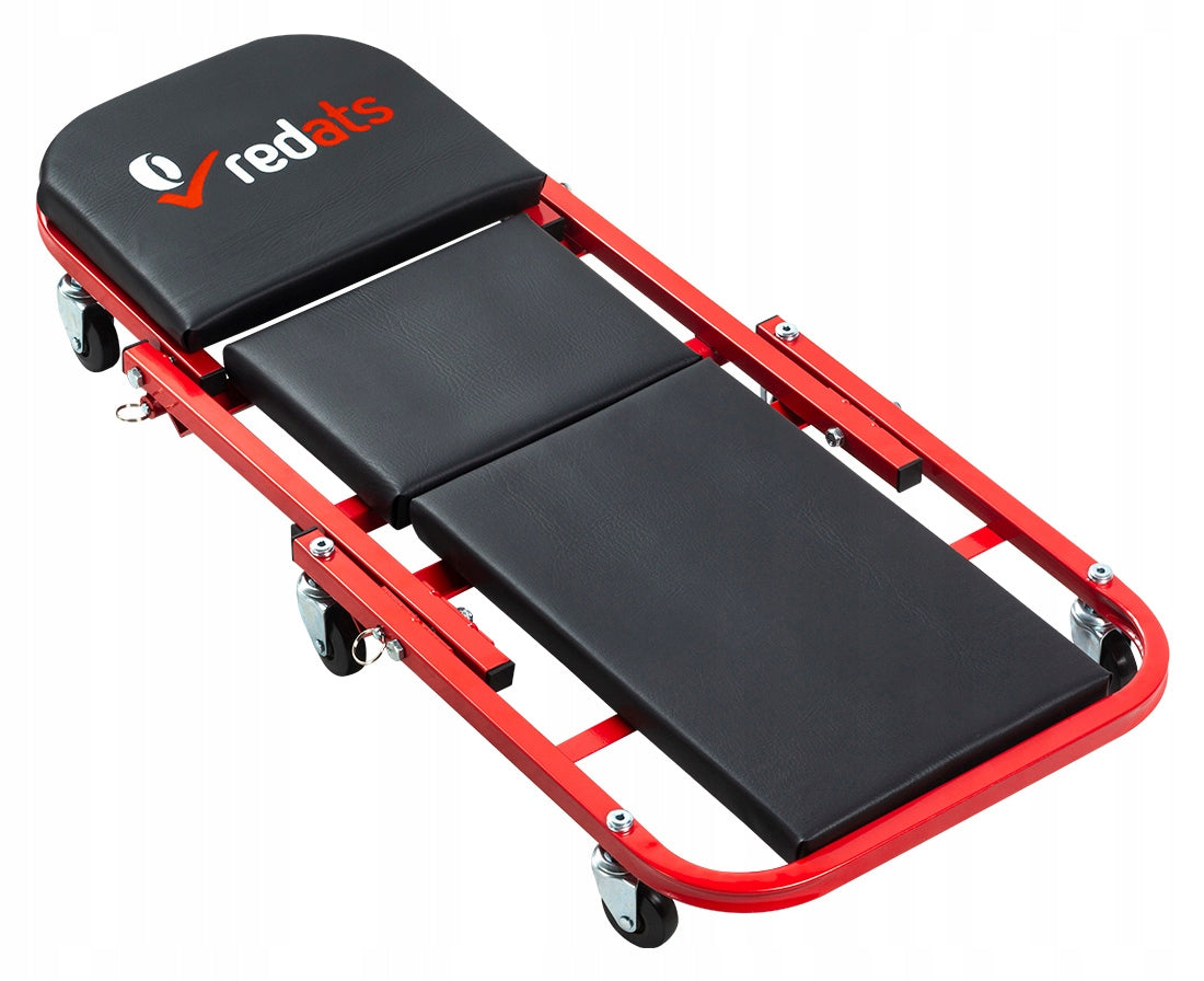 Workshop Lounger Folding 3in1 Stool Trolley Seat Stool Redats Manufacturer code 10-01-10