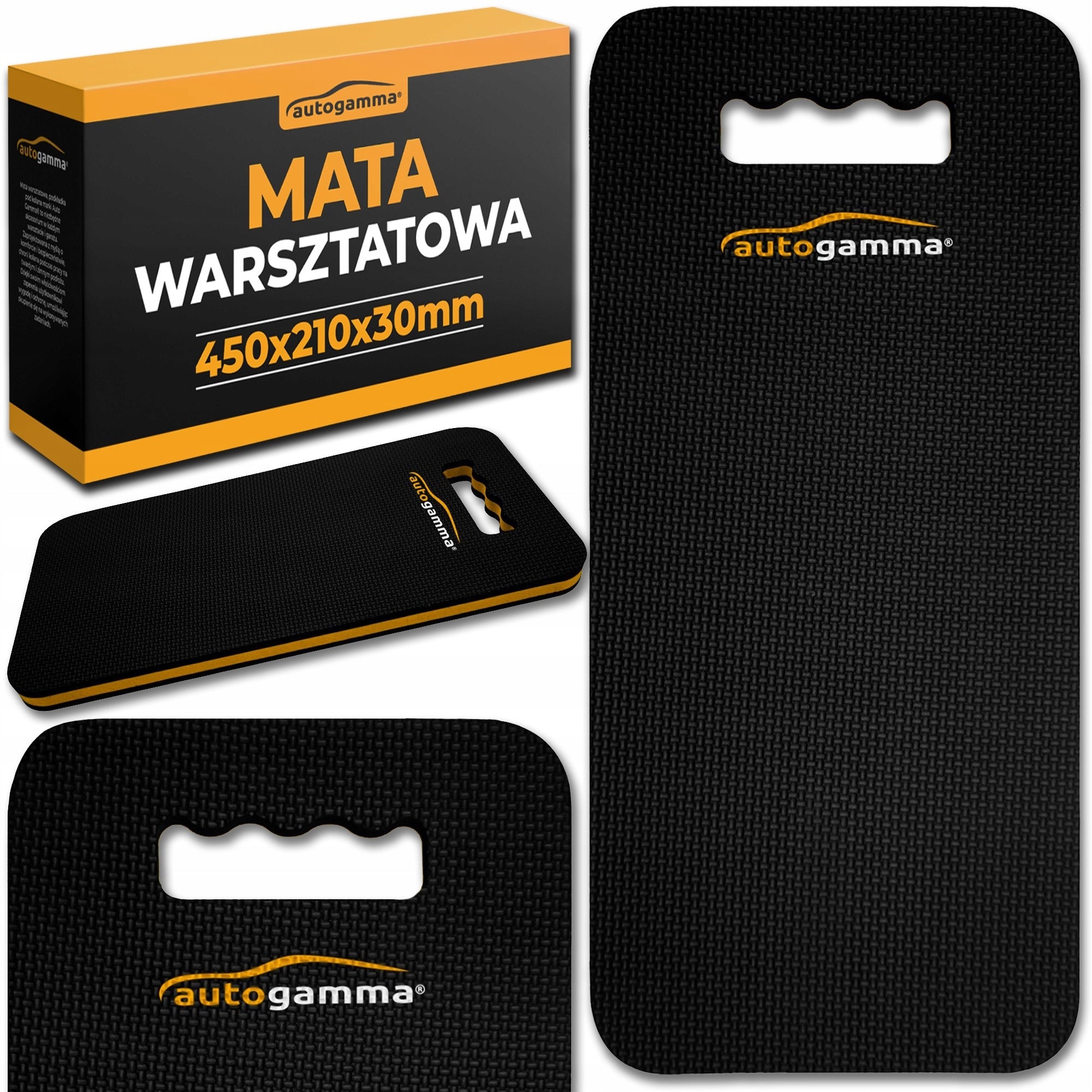 Workshop Mat Knee Pad Profiled Cutout 450x210x30mm