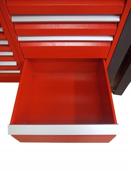 Workshop Table for Garage Tool Locksmith Drawers Shelf Colors Product width 170 cm