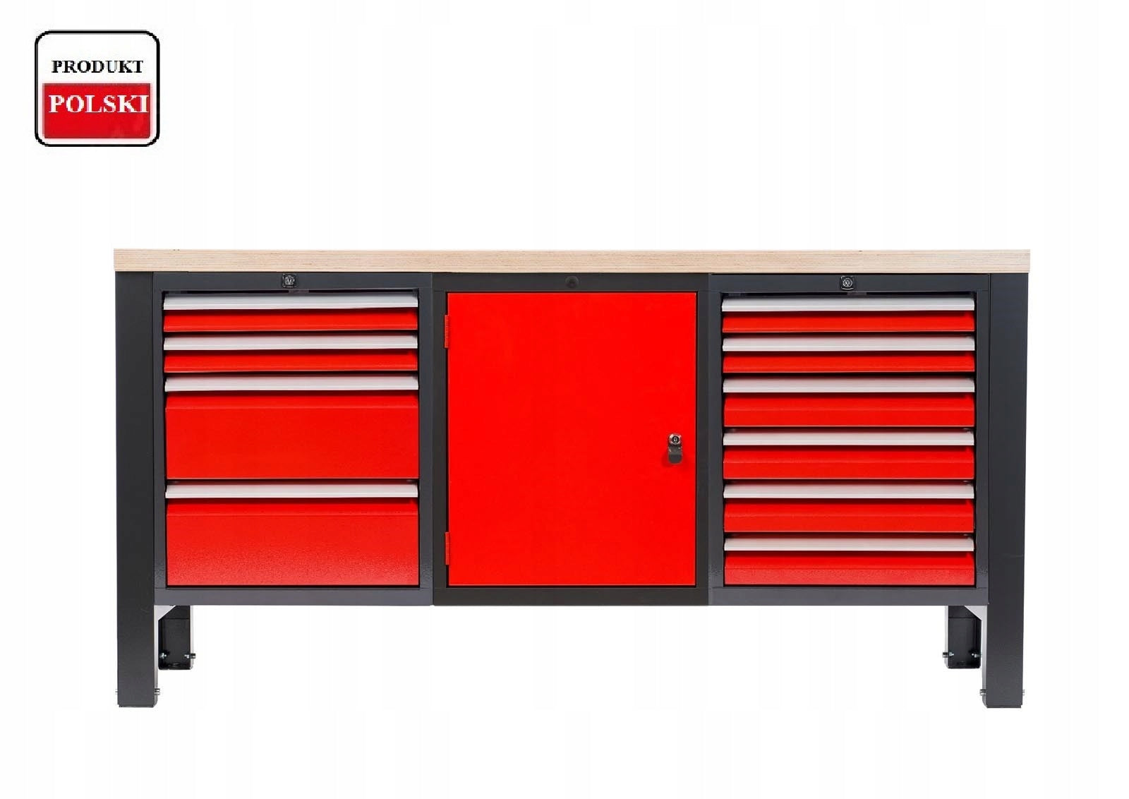 Workshop Table for Garage Tool Locksmith Drawers Shelf Colors