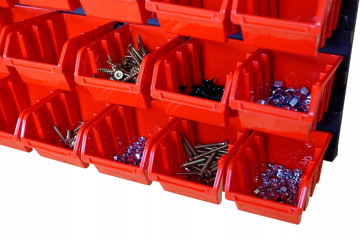 Workshop Tool Board + 70x Workshop Cuvette Garage Wall Product height 39 cm
