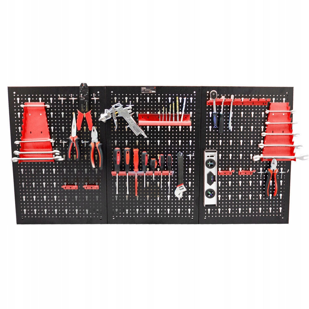 Workshop Tool Wall 120x60 cm Steel | Board with Handles | O Product height 60 cm