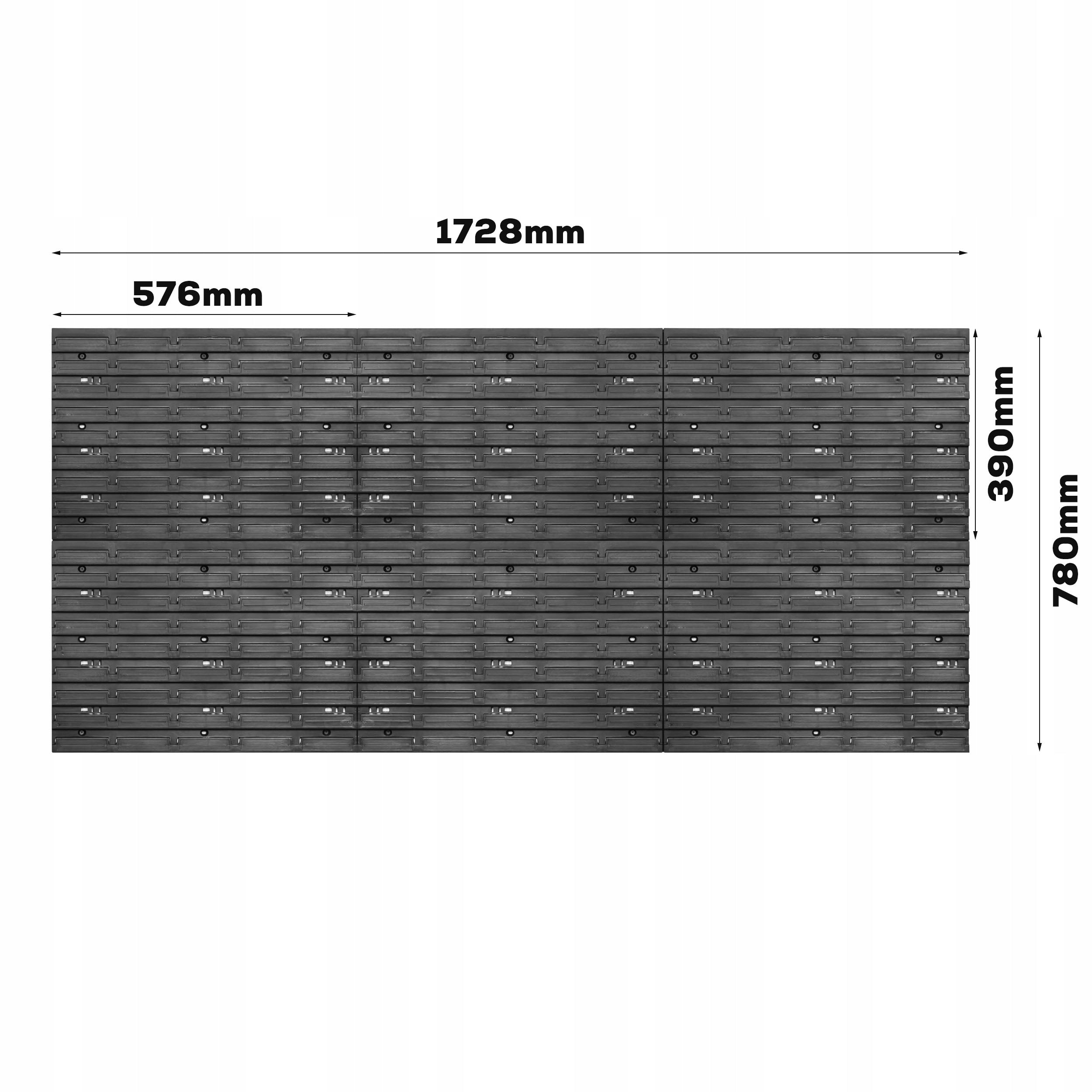 Workshop board tool 173,3x78cm 30 cuvettes Manufacturer code 5904865700578