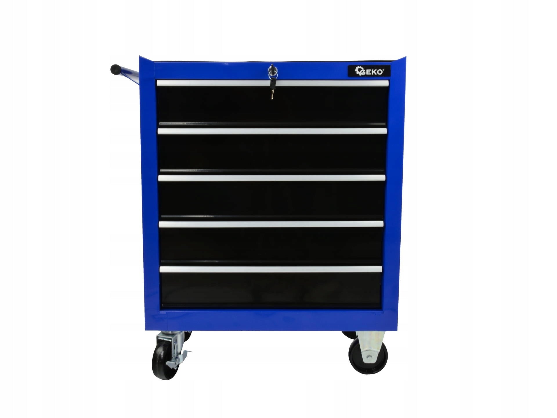 Workshop cabinet 5-drawer tool trolley without equipment Geko Brand Geko
