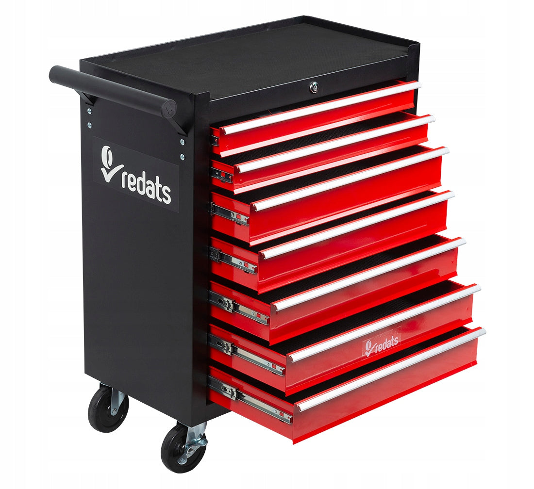 Workshop cabinet Redats 7 drawers Tool trolley on wheels Mobile Product depth 330 cm