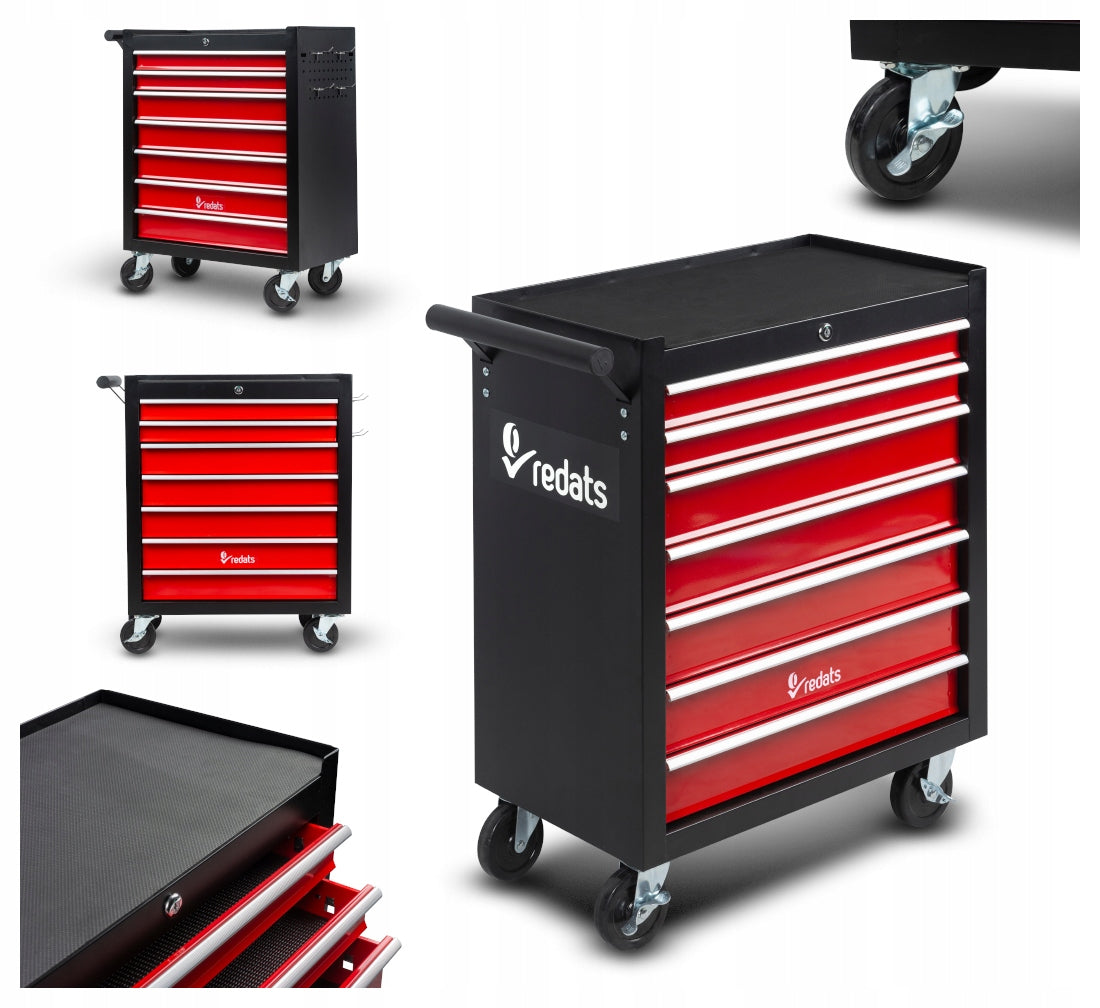 Workshop cabinet Redats 7 drawers Tool trolley on wheels Mobile