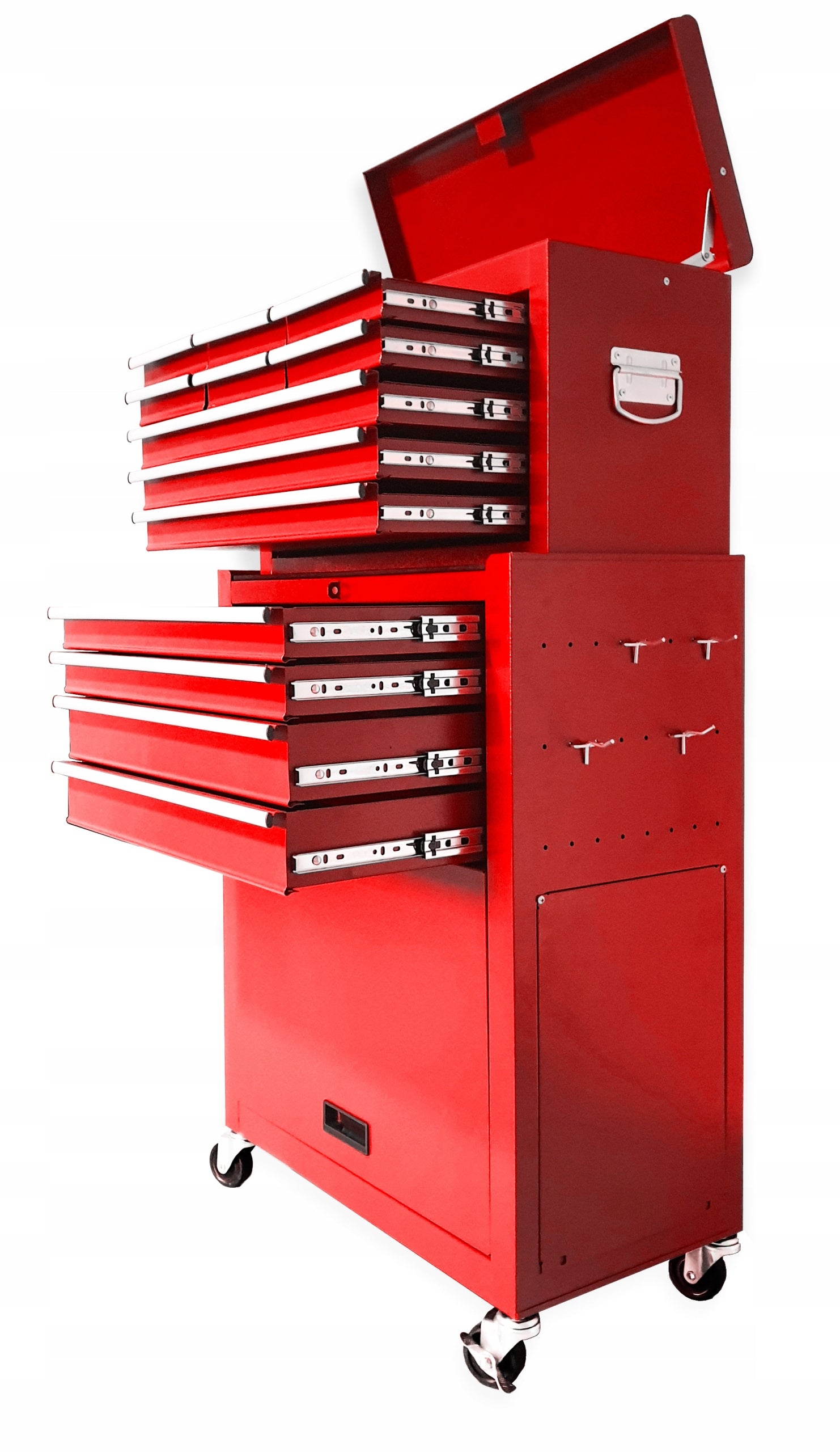 Workshop cabinet tool trolley 13 drawers - Ball bearings RED Customs tariff code 94032080