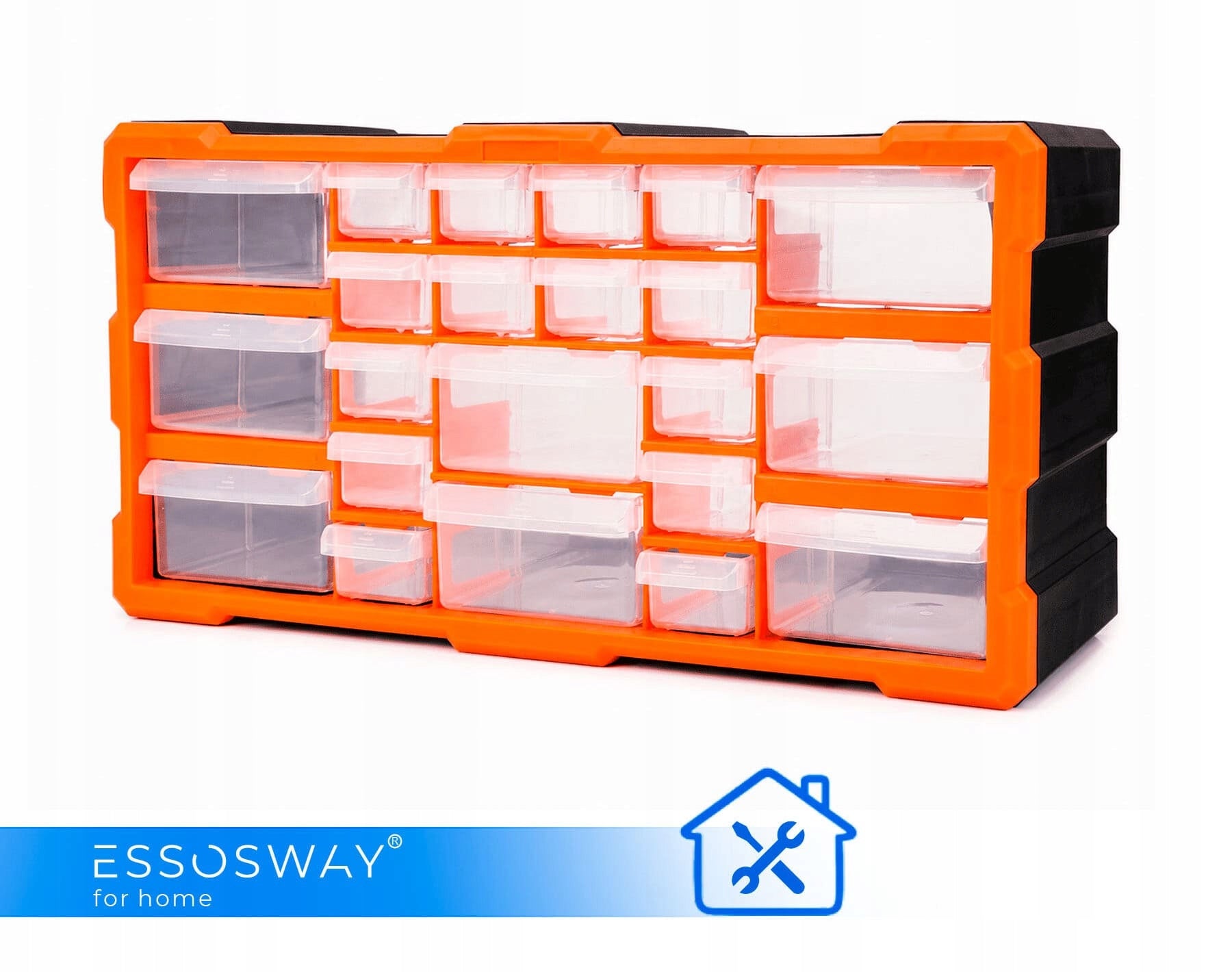 Workshop container Organizer closed with screws wall screws Essosway Width (widest product) 160 mm