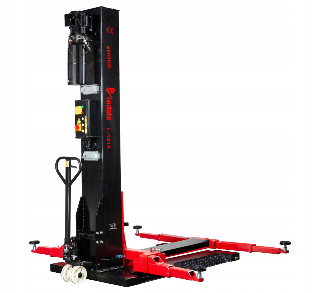 Workshop lift mobile single column automatic 2,8T Redats L-121F Brand Redats