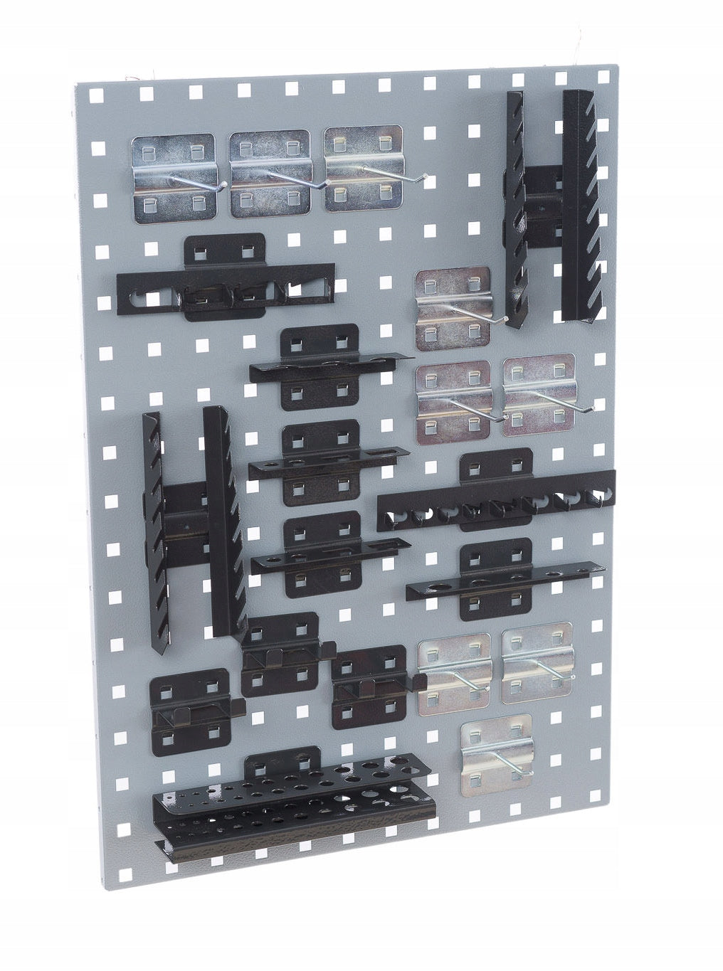 Workshop table extension + set of 21 pendants and 12 containers. Product height 92.1 cm